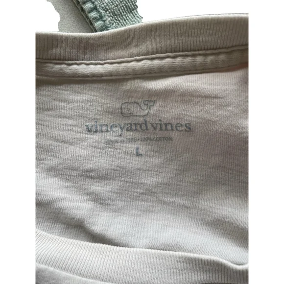 Men's Vineyard Vines Long Sleeve T-Shirt Size L White - Picture 4 of 4